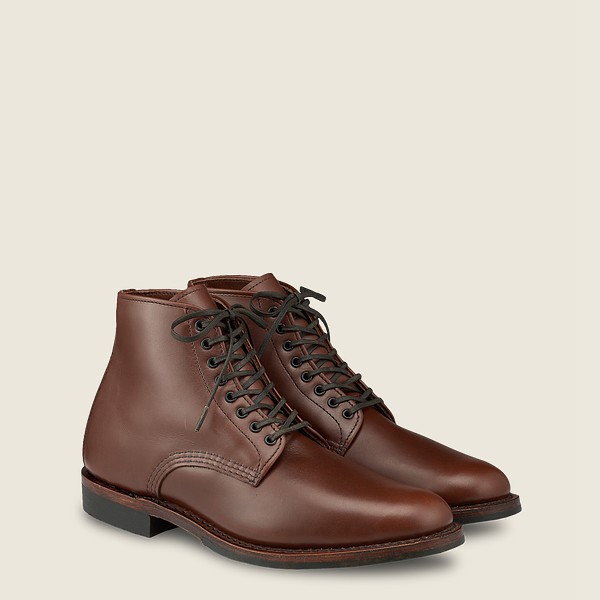 Botas Red Wing Heritage Hombre Marrom Oscuro - Williston - 6-Inch Featherstone Cuero - 175-XNOGMY